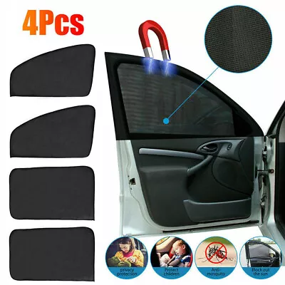 4 Pack Auto Sun Shade Window Screen Cover Sunshade Protector For Car Auto Truck • £11.99