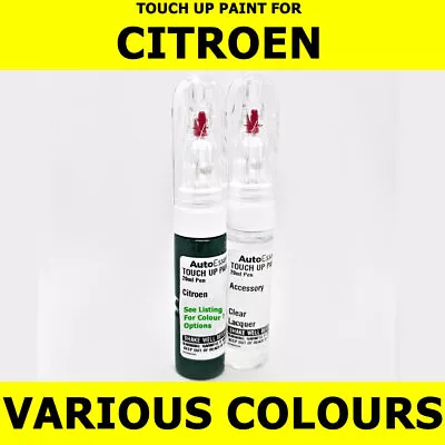 Touch Up Paint Kit For Citroen Vehicles Inc Lacquer Car Multiple Colour 20ml • £8.49