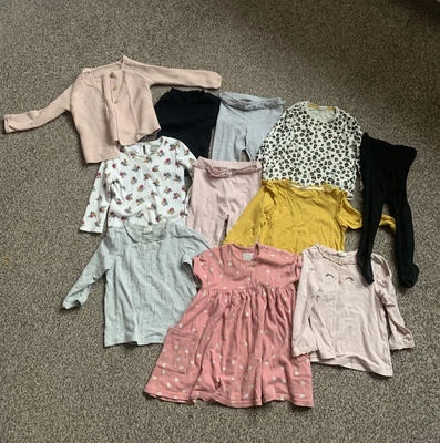 £1.04 • Buy Baby Girl 11 Piece Clothes 9-12 Months Bundle H&M George Primark