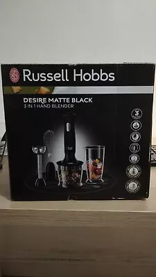 Russell Hobbs 24702 Desire 3 In 1 Hand Blender - Matte Black • £17