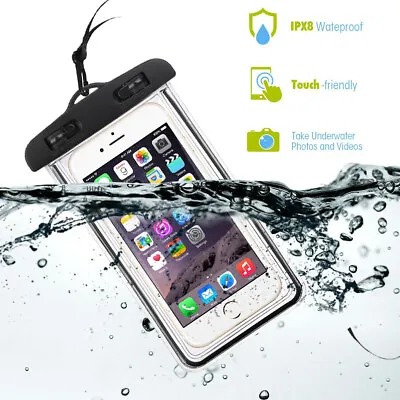 $12.99 • Buy Waterproof Phone Case Dry Bags Pouch For IPhone 6 6s 7 8 Plus X Xr Xs 11 Pro Max