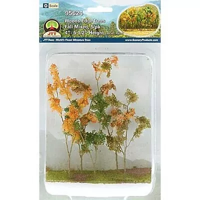 JTT Woods Edge Trees Fall Mixed 4-5.5'' (5) O - Model Railroad Tree - #95624 • $7.83