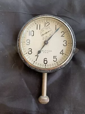 Vintage Waltham 8-Day Car Clock - Not Running • $55