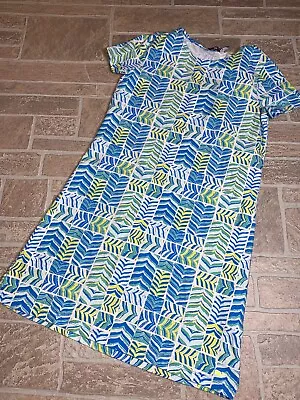 Vineyard Vines Girls Blue L (14) Shift Dress • $25.65