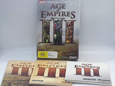 Age Of Empires III 3 (PC CD-ROM 2005) AUS PAL Game Boxed Complete • $19.99