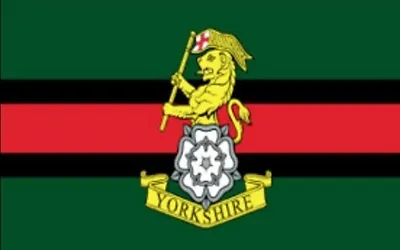 YORKSHIRE REGIMENT FLAG 5' X 3' British Army Armed Forces Catterick Garrison • £6.50