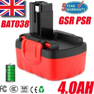 £15.99 • Buy For Bosch 14.4V Battery 4.0AH BAT038 BAT040 BAT140 2607335533 PSR1440 GSR GDR