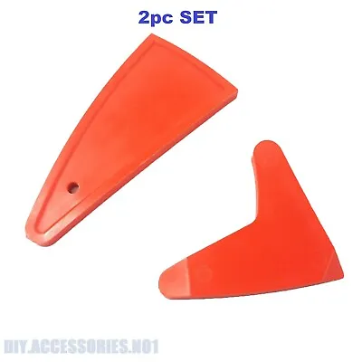 £2.25 • Buy 2pc Set Red Silicone Sealant Spreader Finish Kit Tool Caulk Tile Fugi Applicator
