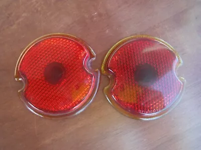 Vintage Brake Stop Light Glass Lenses Lens Mopar Plymouth Dodge Stimsonite Tail • $20