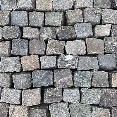 Reclaimed High Grade Granite Cobbles / Setts / Pavers - Large Quantity Available • £78