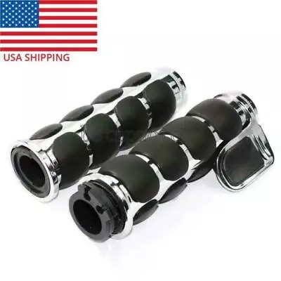 $37.39 • Buy 1 Inch Handlebar Hand Grips For Yamaha V Star 950 650 1100 1300 Tourer Classic