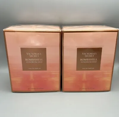 (Lot Of 2) NEW Victoria’s Secret Bombshell Sundrenched Eau De Parfume 3.4oz. • $145.50