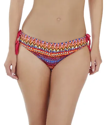 Lepel LE167870 Swimwear Rainbow Beach Low Rise Bikini Pant In Pink Multi • £9.99