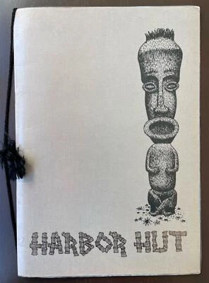 $160 • Buy 1970s HARBOR HUT South Sea Island Tiki Dinner Menu Morro Bay California
