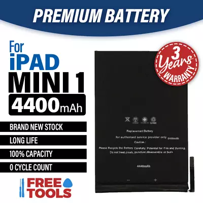 £12.92 • Buy New Genuine Quality Battery Replacement For IPad Mini 1st Gen A1432 A1454 A1455