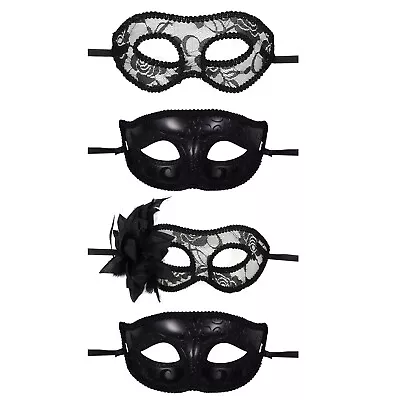 Couple 2pcs Masquerade Masks Venetian Halloween Mardi Gras Costume Mask Cosplay • $11.99
