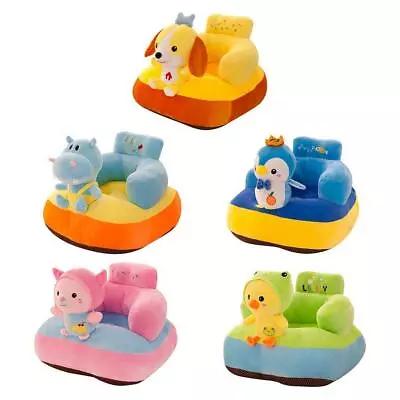 Kids Plush Animal Sofa Cover Baby Couch Armchair Furniture Slipcover • £18.58