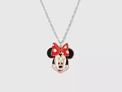 Disneys' Minnie Mouse Smiling Metal Necklace - Great Gift Idea! • £4.25