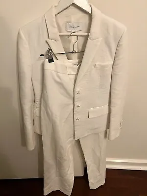 $500 • Buy SCANLAN THEODORE White Suit SET Size 12 