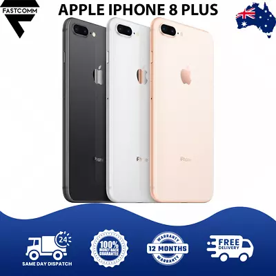 Apple IPhone 8 Plus 64GB 128GB 256GB Fingerprint HDR Unlocked Good Free Express • $218