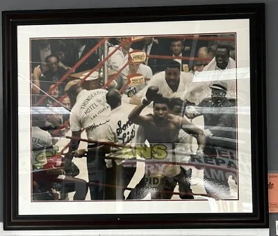 Muhammad Ali Poster With George Foreman Signed By Muhammed Ali With Certificate • $4200