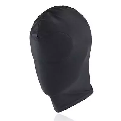 £4.99 • Buy UK Black Spandex Stretchy Gimp Mask 0 Hole Face Hood Fun Stag & Hen Nights Party