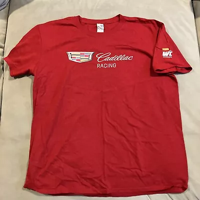 $19.99 • Buy NWOT - CADILLAC RACING - CTS V - Retro Emblem Logo - Red T Shirt - V8 - Men's XL