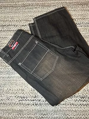 Vintage NWT Southpole 3187 Jeans Baggy Original Fit Black Brown Stone Sand Wash • $130