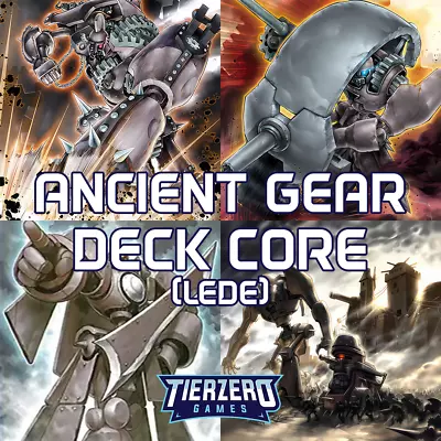 YuGiOh Ancient Gear Deck LEDE Deck Core Bundle 15 CARDS PRE-ORDER • £4.95