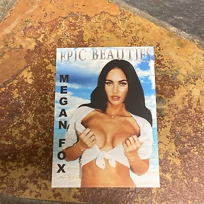 Epic Beauties Megan Fox Series 1 Trading Card #16/20 Only 500 Made • $4