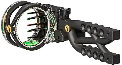Cypher 5 Archery Bow Sight W/Reversible Mount Design Elevation Adjustments Black • $103.97