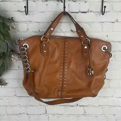 MICHAEL KORS Uptown Astor Chain Studded Leather Bag • $100