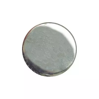 Round Polished Silver Metal Blazer Buttons With Shank (B568) • £104.99