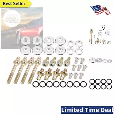 Aluminum Engine Valve Cover Washer Bolt Kit - Fits Honda B-Series B16A2 B18C5 • $36.99