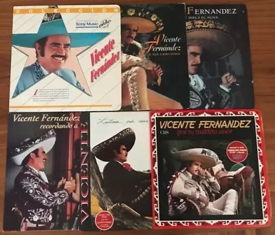 Vicente  Fernandez Lote 6 LP Colombia Coleccion Sus Canciones Ajena Maldio Amor • $79