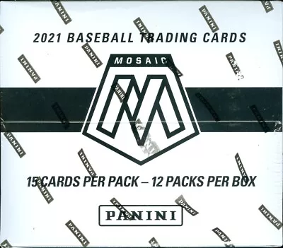 2021 Panini Mosaic Baseball Fat Cello Pack Box Factory Sealed 12-Pack Box • $54.95