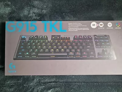 Logitech G915 TKL Wireless Gaming Tactile Keyboard UK English (Qwerty) - Carbon • £58.62
