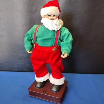 Vintage Dancing Santa Clause Rock & Roll Christmas Trim A Home 13  • $19.99