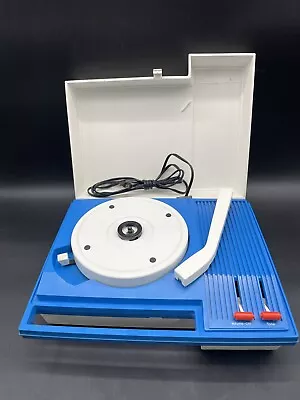Rare Vintage Arvin Solid State Phonograph White Blue 10P26-15 • $49.95
