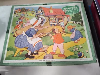 Vintage Victory Wooden Jigsaw Puzzles  There Was An Old Woman   • $10