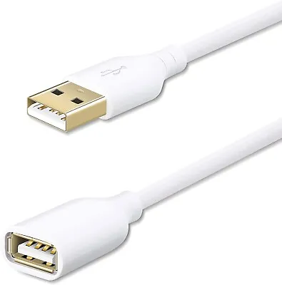 $13.59 • Buy Fasgear [10ft/3m] USB 2.0 Extension Cable - A Male To A Female Charging And Sync