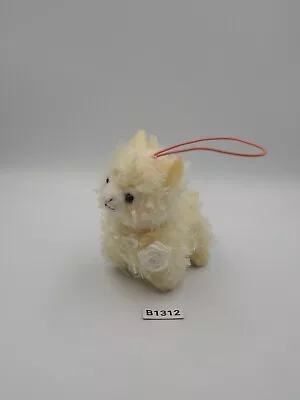 Alpaca Alpacasso B1312 Amuse Cream Strap Mascot 3  Plush Toy Doll Japan • $9.09