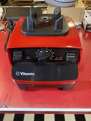 Vitamix Red VM0102D Creation Turbo Blender BASE ONLY • $49.99