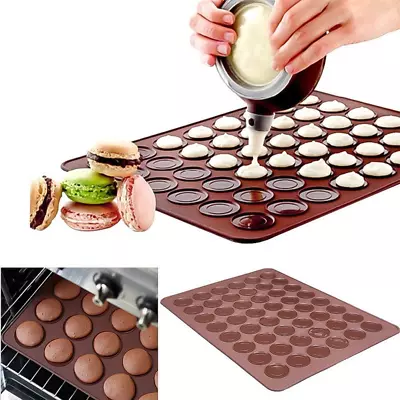 48 Hole Macarons Silicone Mat Baking Mold Silicone Macaron Kit Pastry Baking • $15.10