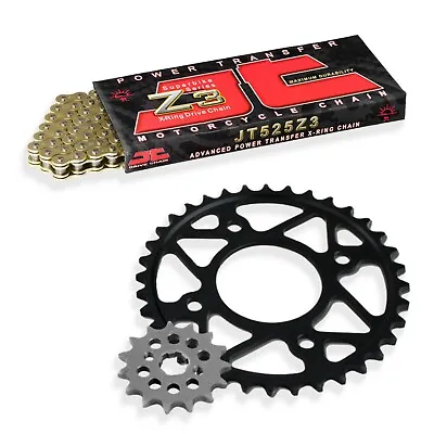 Kawasaki ZX-10R RHFA Ninja KRT ABS 2016 JT 525Z3 X-Ring Gold Chain & Sprocket • £71.99