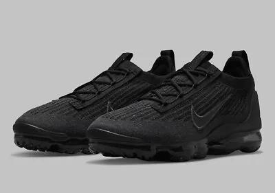 Nike Air Vapormax FK 2021 Triple Black Casual Sneakers Mens Size US 9-12 New✅ • $199.95
