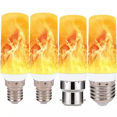 Flicker Flame Fire Effect LED Simulated Light Bulb E12 E14 Lamp Vintage Decor US • $10.92