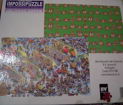 Impossipuzzle Double Sided Jigsaw - 1000 Piece Complete - • £3.95