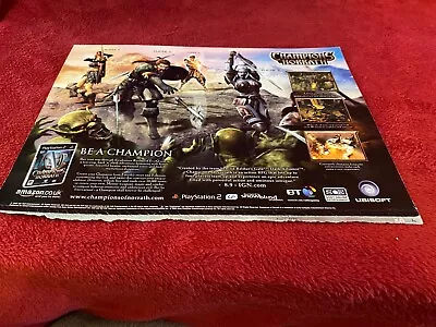 Framed Advert 11x9 Champions Of Norrath : Playstation • £29.99