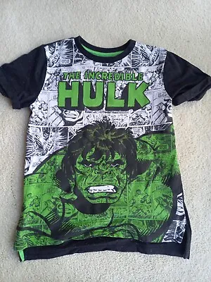 Boys Incredible Hulk Short Sleeve T-Shirt  -  Age 8 • £0.99